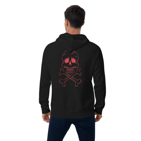 Unisex eco raglan hoodie - Image 5